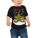 Renntiere Weihnachten Baby Jersey Kurzarm T-Shirt