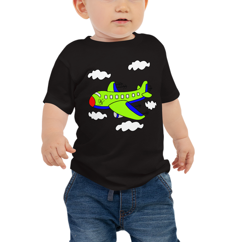 Baby T-Shirt mit Flugzeug