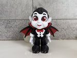 Baby Dracula 3D-gedruckt mit abnehmbaren Flügeln – 12 cm Figur mit Snap-and-Lock-System