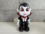 Baby Dracula 3D-gedruckt mit abnehmbaren Flügeln – 12 cm Figur mit Snap-and-Lock-System