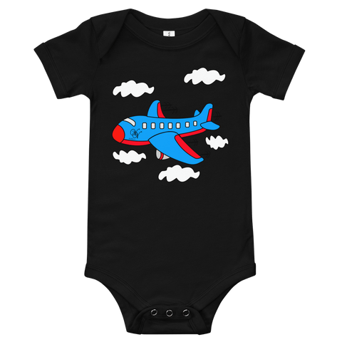 Baby Body mit Flugzeug Motiv