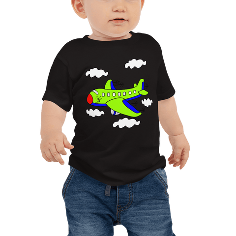 Baby T-Shirt mit Flugzeug