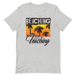 Beaching not Teaching Kurzärmeliges Unisex-T-Shirt