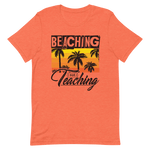 Beaching not Teaching Kurzärmeliges Unisex-T-Shirt