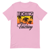 Beaching not Teaching Kurzärmeliges Unisex-T-Shirt