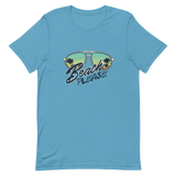 Beach Please Kurzärmeliges Unisex-T-Shirt