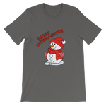 Schneemann-Frohe Weihnachten T-Shirt