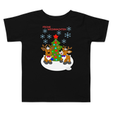 Renntiere Weihnachten Kurzarm-T-Shirt für Kleinkind