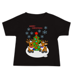 Reindeer-Christmas Baby Jersey Kurzarm T-Shirt