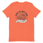 Life is Better Kurzärmeliges Unisex-T-Shirt
