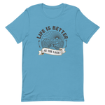 Life is Better Kurzärmeliges Unisex-T-Shirt
