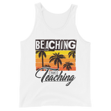 Beaching not Teaching Unisex-Tank-Top
